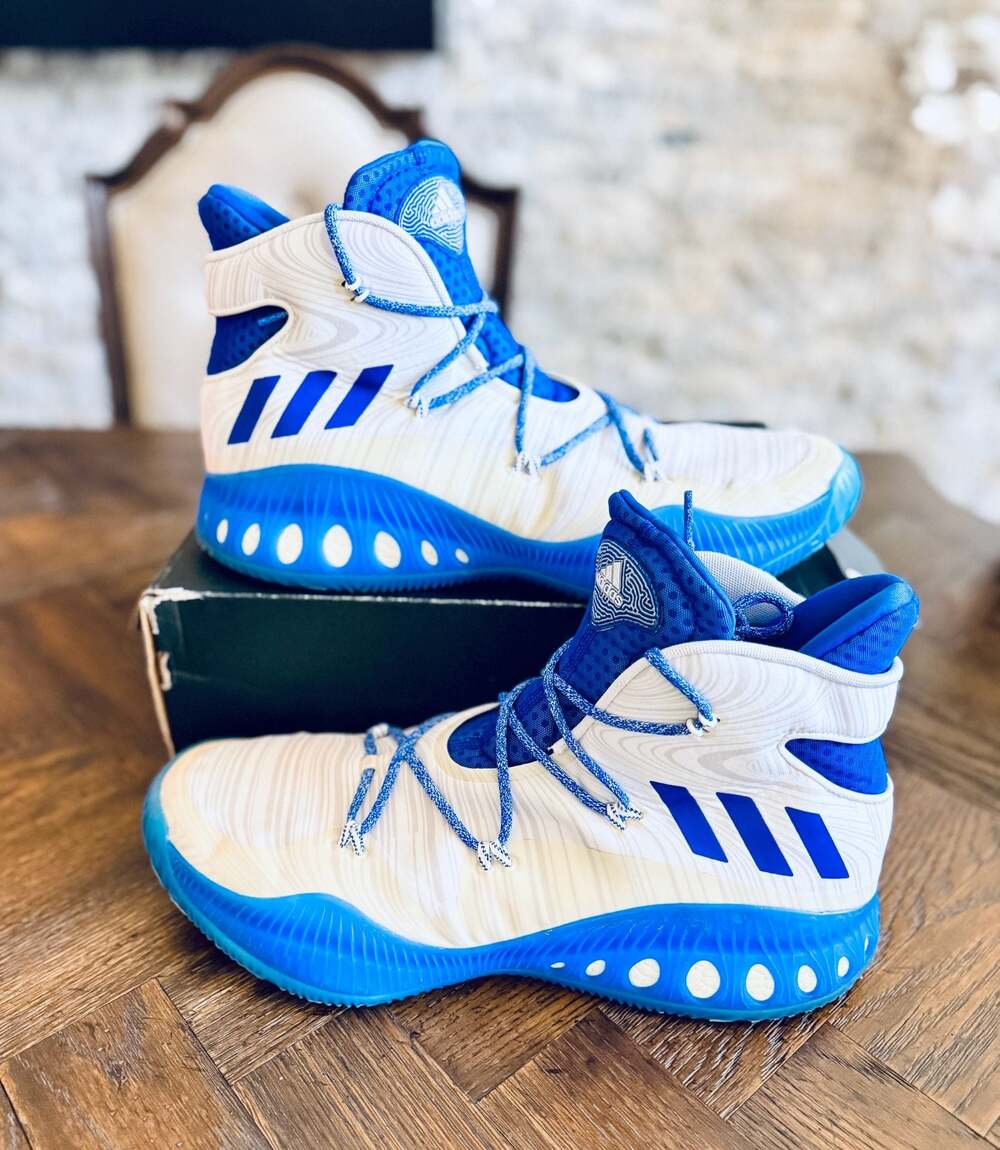 Adidas Crazy Explosive 2016 'Collegiate Royal' Basketball Shoes (B42840) Used!